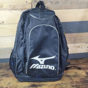 Mizuno Baseball Softball Backpack Equipment Bag Aerotrap Large Black